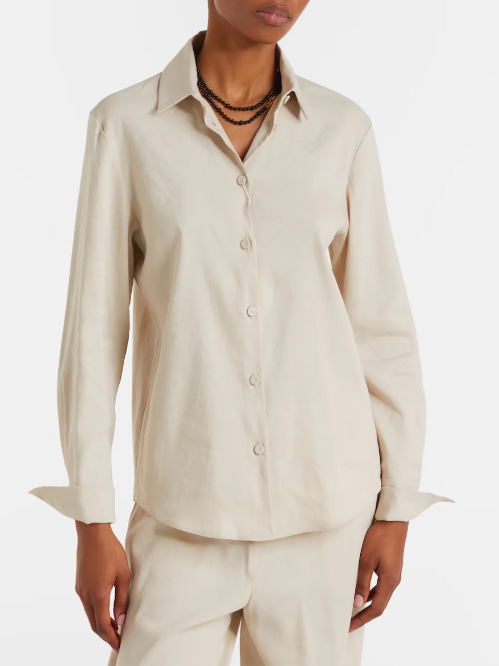 MaxMara Weekend Button Down Shirt - Ivory